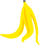 resíduos casca de banana
